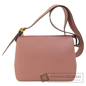 Burberry logo shoulder bag leather